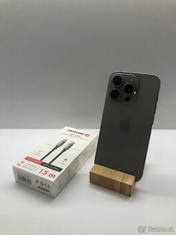 Apple iPhone 15 Pro 256 GB Natural Titanium - ZÁRUKA+FAKTURA
