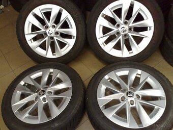 alu kola skoda 5x112 r17 skoda octavia 205/55/17 zimaky
