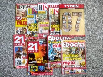 Prodám časopisy History, 21. století, Týden