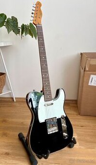 Elektrická kytara Squier Tele Custom Baritone BK - 1