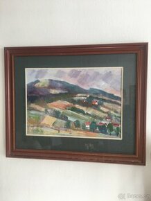 Obraz olej Vladimír Kodrla