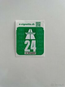 Dálniční švýcarská známka 2024