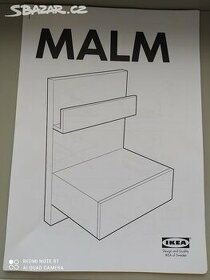 IKEA - noční stolek MALM - 1
