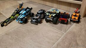 LEGO technic auta, ctyřkolka, plachetnice - 1