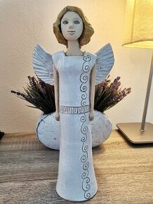 Anděl - originál keramická soška