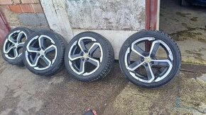 Alu kola 5x112 r17 s letními pneu 225/45/17 xl