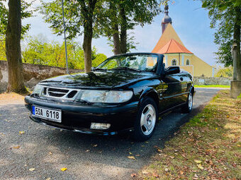 Prodám youngtimer Saab 9.3 cabrio, 71 tis. Km, rv. 2001