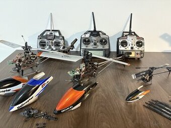 RC vrtulniky 3ks MjX f47+ 9116 + 9100