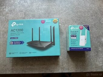 Modem router TP-link AC1200 Archer VR300 + Wifi extender
