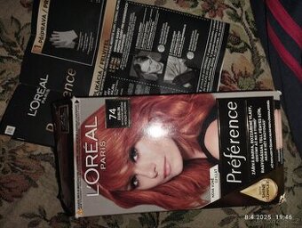 Barva L'Oreal Paris. Barva odstín 7.4 exponent 2