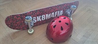 Skate, Skate board, Skateboard, Přilba, Helma, komplet set - 1