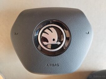 Volantový airbag řidiče Škoda poslední model leštěný hliník