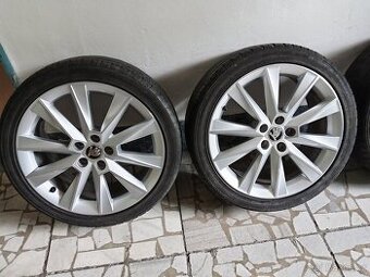 Originál ALU kola Škoda Rapid Fabia R17 + pneu
