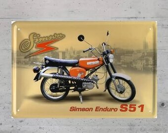 Simson s51 kovová cedule