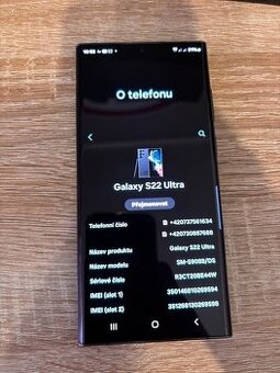 Samsung Galaxy S22 Ultra 512 GB / 12 GB RAM – Černý Pr