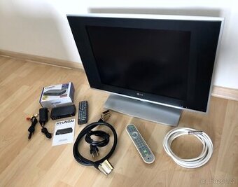 Televize LG + Set-top box a příslušenství