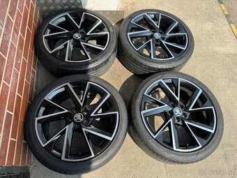 Alu 18" 5x100,škoda VEGA BLACK, Scala , KamiQ , letní 65%