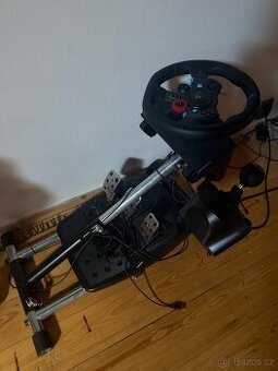 Logitech G29 + Řadící páka + Stojan