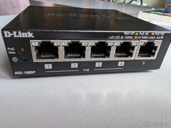 Switch D-Link DGS-1005P PoE+ 48V 60W