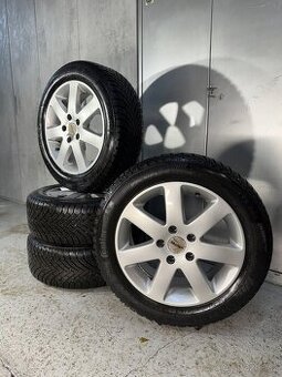 Zimní ALU sada 5x112 r16 s pneu 205/55/16 Continental Winter