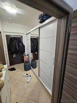 Šatní skříň ANDE VI, bílá/zrcadlo: