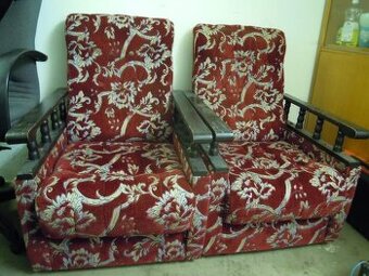 Křesla v dobrém stavu dva kusy za 2000kč