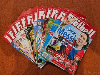 Časopisy ProFootball, Hattrick, ročenky, plakáty