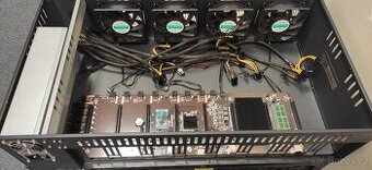 Mining rig close case 8slot