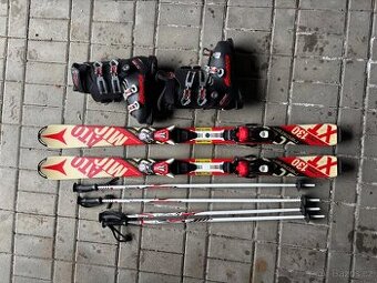 Lyže Atomic 130cm, hůlky, lyžařské boty vel.41