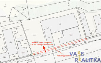 Prodej, komerční pozemek, Hranice, ul. Družstevní