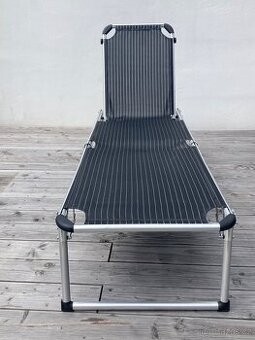 Zahradní lehátka s potahem 2ks