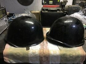2x hasičská helma 50.-60. léta min. století - 1