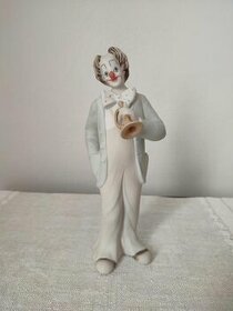 Royal dux klaun porcelánová soška