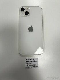 iPhone 13 128GB White - ZÁRUKA