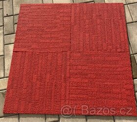 Kobercové čtverce červená barva - 12 m2 - 1