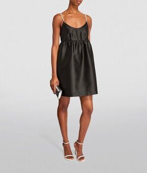 Koktejlové babydoll šaty z hedvábím Sandro PC 7.900 - 1