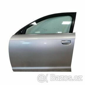 Levé přední dveře stříbrná LX7W Audi A6 4F facelift 2009