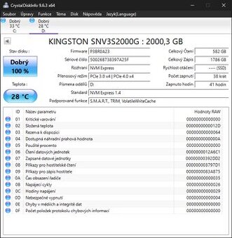 Kingston NV3 2TB - záruka