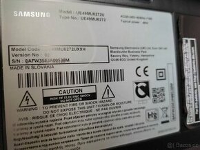 Prodám komponenty na TV Samsung Model:UE49MU6272U