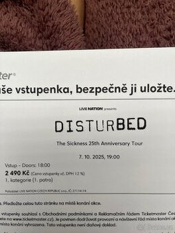 DISTURBED 7.10.2025