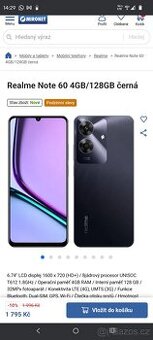 Realme note 60