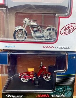 Abrex 1:18 Ogar a Jawa 555 Pařízek