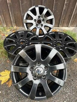 Alu kola 15" 5x112 R15 ET50 , střed 57.1 mm nový lak