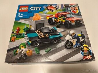 LEGO City 60319 Hasiči a policejní honička