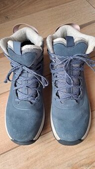 QUECHUA nepromokavé kožené zimní boty - vel. 38