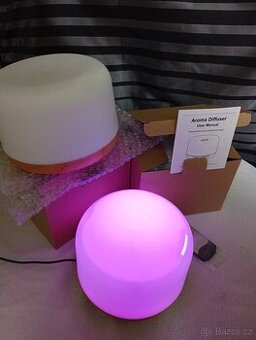 nový aroma difuzér + lampa + dálkové ovl. + zvlčovač vzduchu