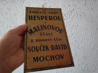 REKLAMNÍ CEDULE PLECHOVÁ