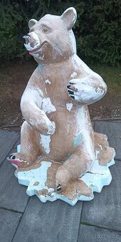 Velký medvěd na zahradu,atrakce,zábavné parky z 80let, RARE