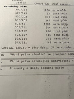 Orná půda - Lipová u Přerova