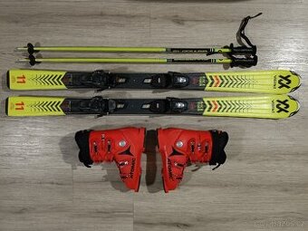 Prodám dětské lyže, boty a hůlky